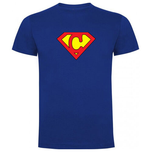 Camiseta SUPER F para superhéroes - Presumede