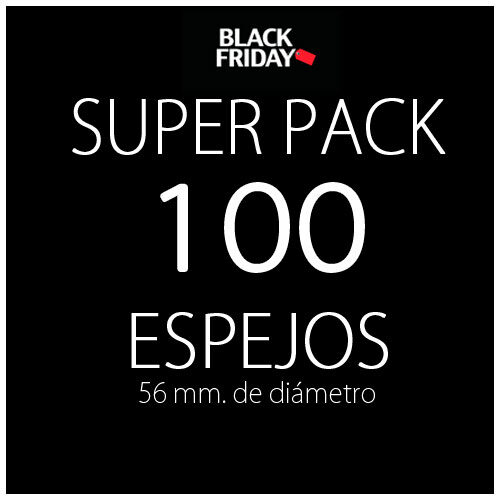 Pack black 100 espejos