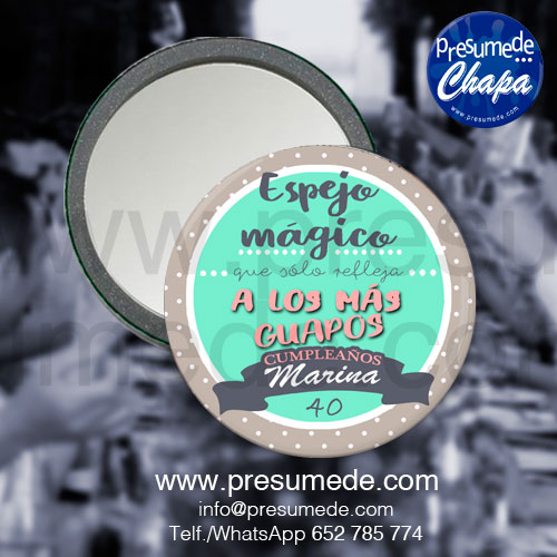 Chapas PERSONALIZADAS para Cumpleaños - Estuve en el cumple de