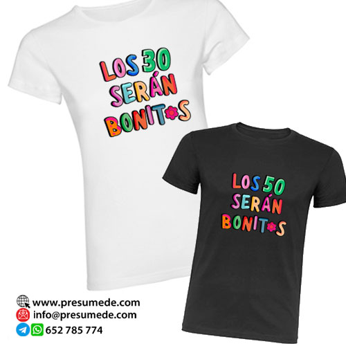 camiseta para cumpleaños serán bonitos