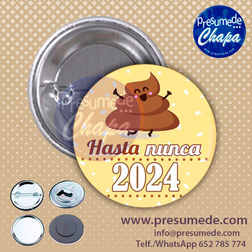 Chapas para navidad hasta nunca 2024