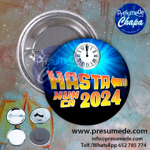 Chapas para navidad regreso al futuro 2024