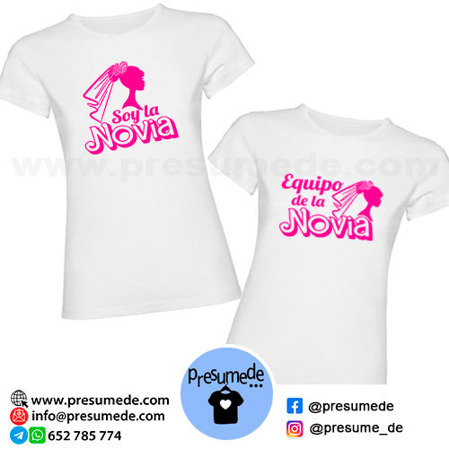 Camisetas para despedida barbie