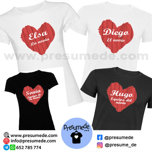 Camisetas para despedida First dates